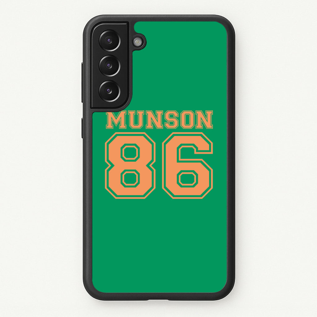 Munson 86 - Green - Stranger Things Phone Case for Galaxy S22