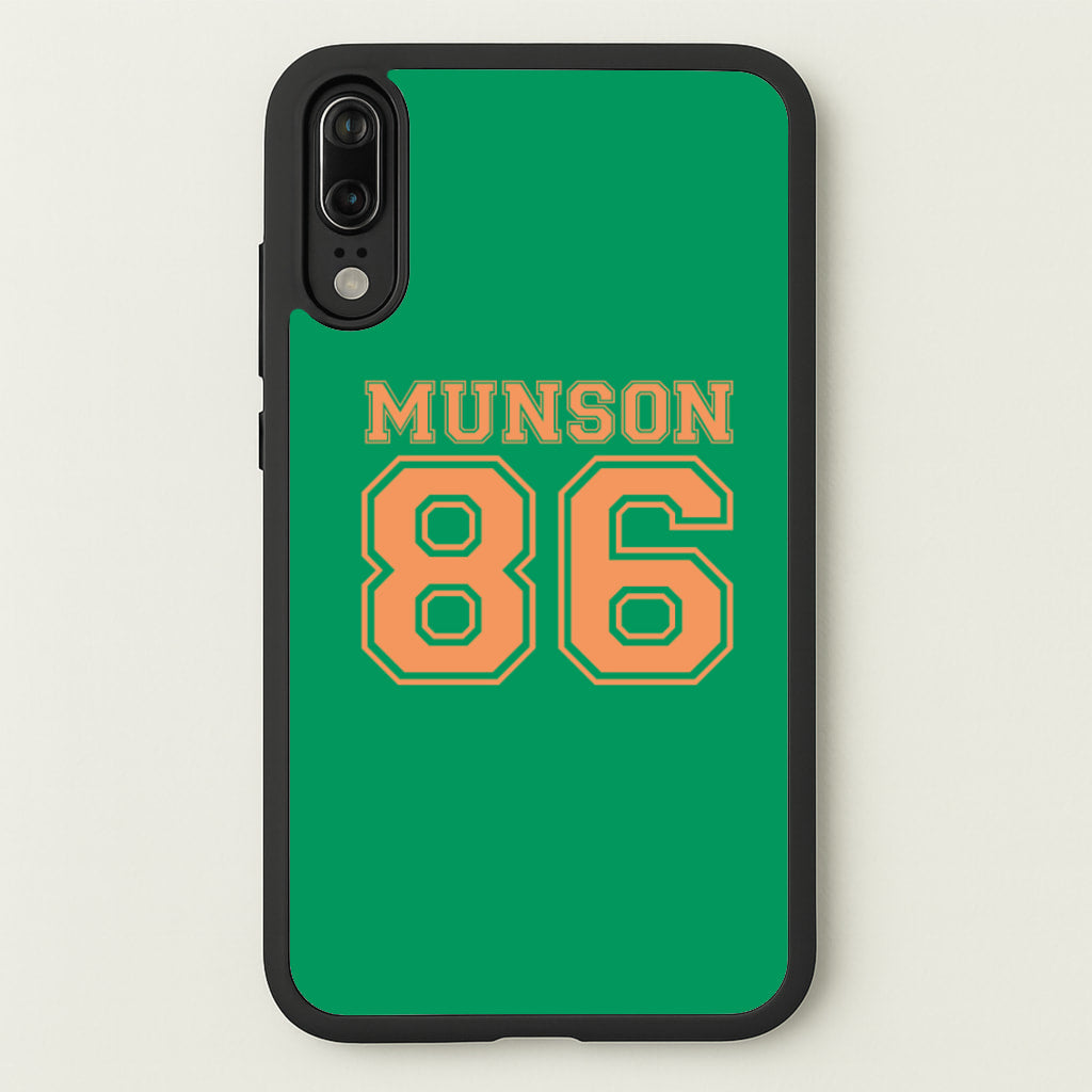 Munson 86 - Green - Stranger Things Phone Case for Huawei P20