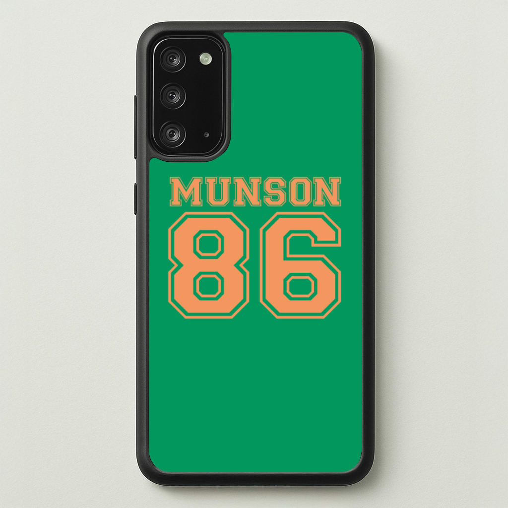Munson 86 - Green - Stranger Things Phone Case for Galaxy Note 20