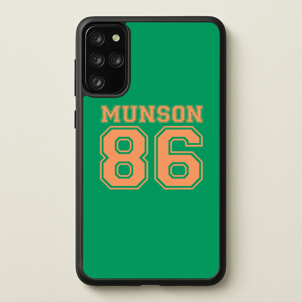 Munson 86 - Green - Stranger Things Phone Case for Galaxy S20 Plus