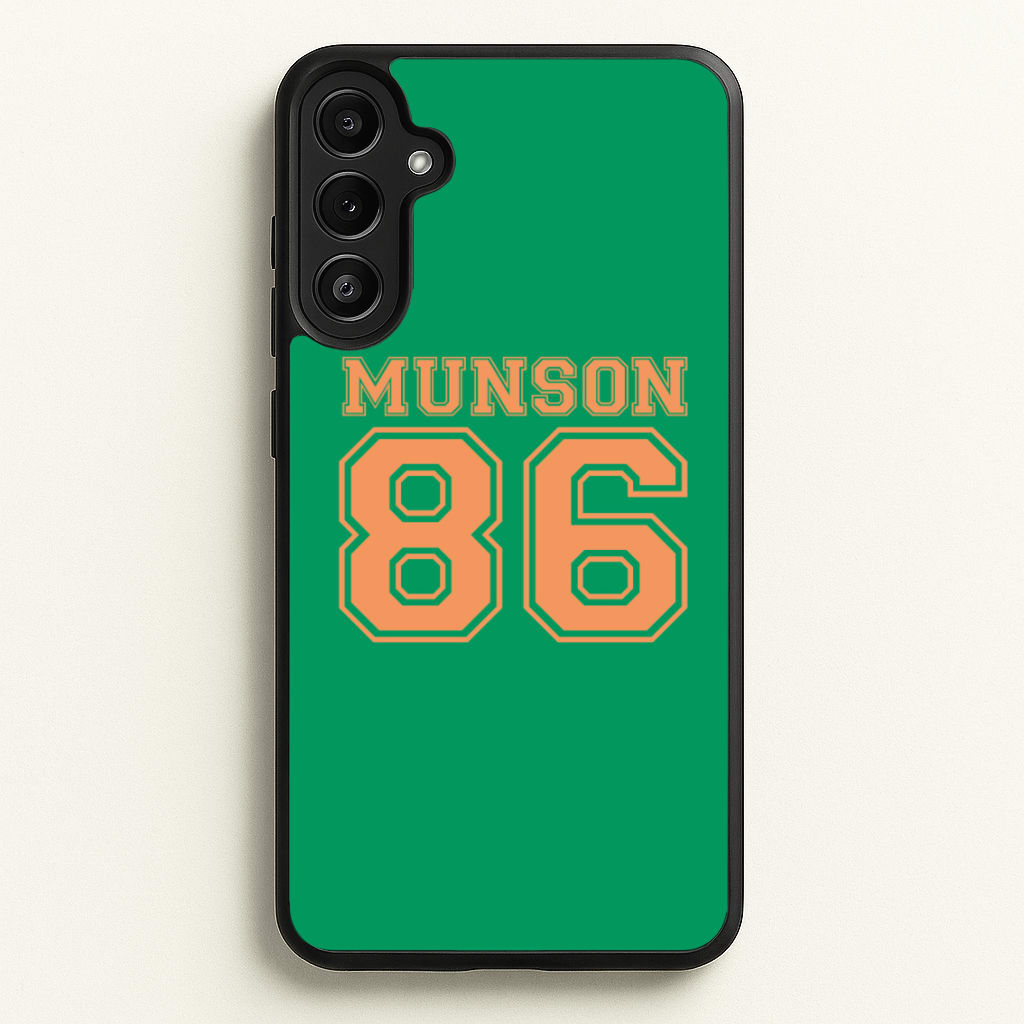 Munson 86 - Green - Stranger Things Phone Case for Galaxy A36