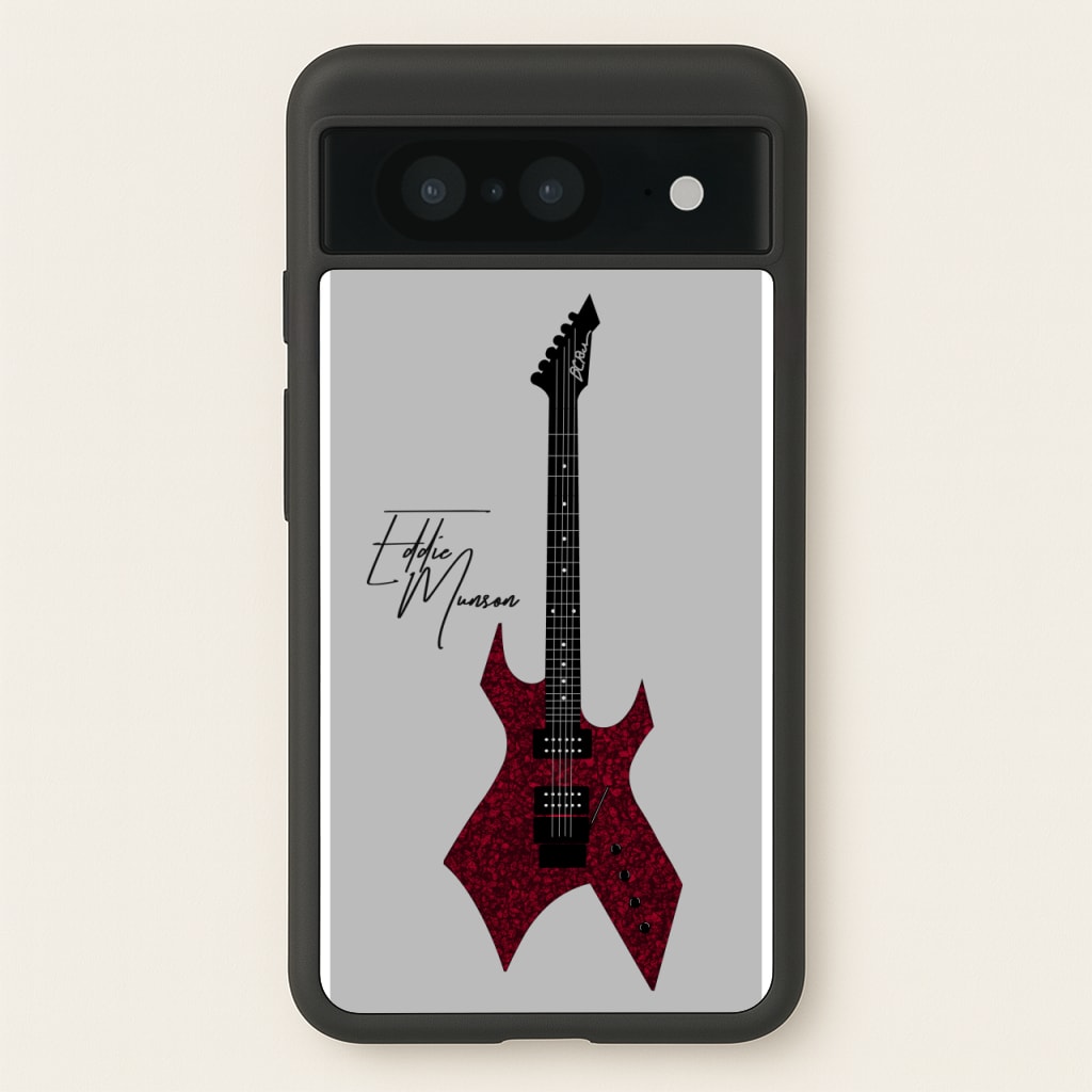 Eddie Munson Guitar - Stranger Things Phone Case for Google Pixel 8