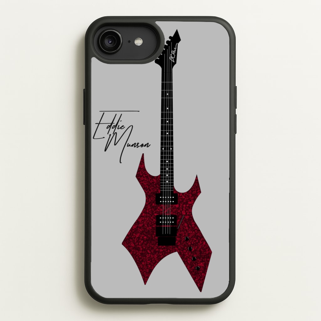 Eddie Munson Guitar - Stranger Things Phone Case for iPhone 6 Plus / 7 Plus / 8 Plus