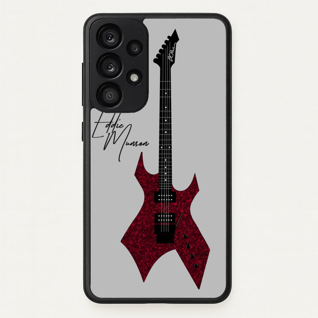 Eddie Munson Guitar - Stranger Things Phone Case for Galaxy A33