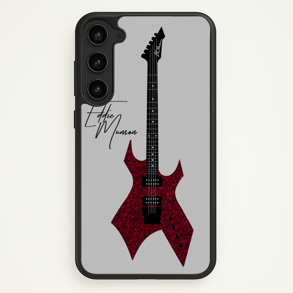 Eddie Munson Guitar - Stranger Things Phone Case for Galaxy S23