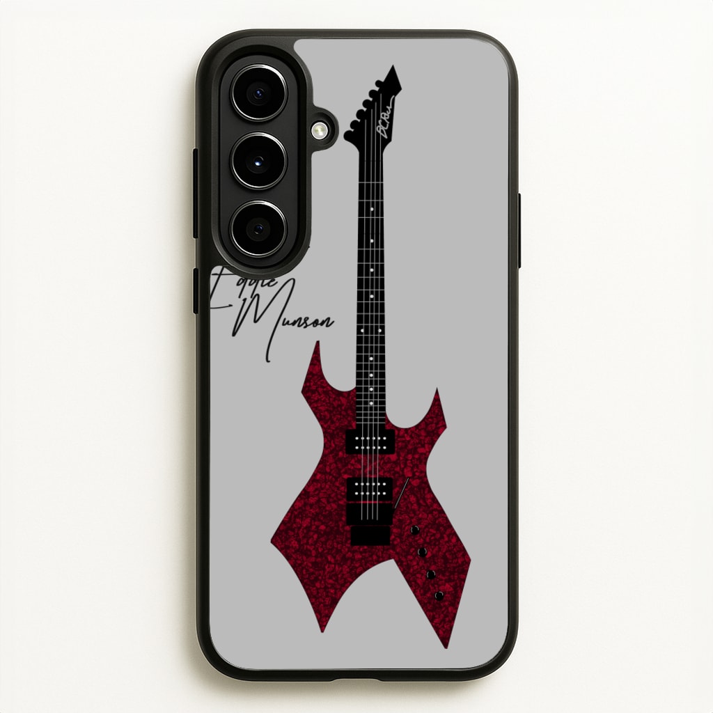 Eddie Munson Guitar - Stranger Things Phone Case for Galaxy A56
