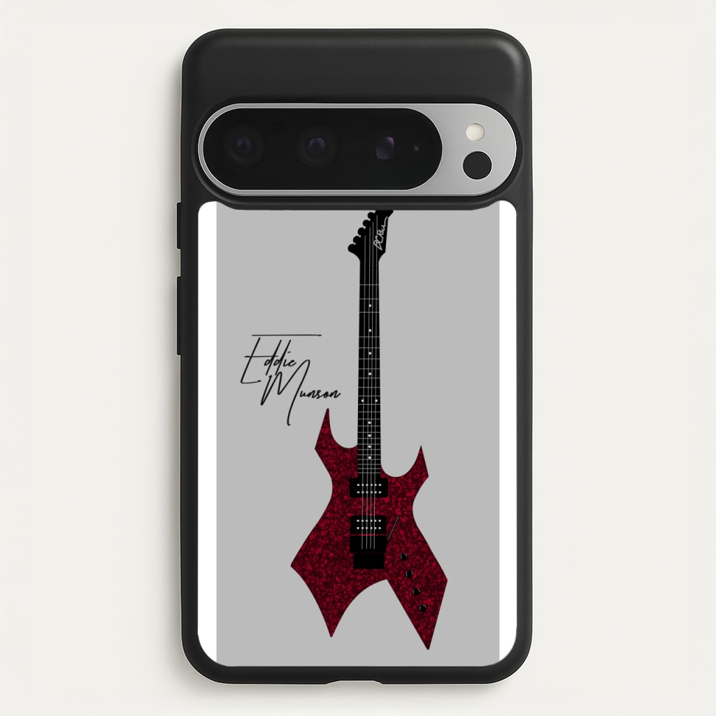 Eddie Munson Guitar - Stranger Things Phone Case for Google Pixel 9 Pro XL