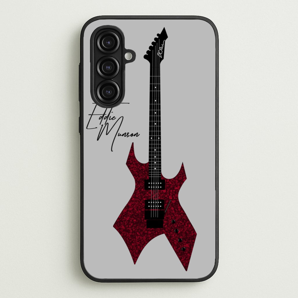 Eddie Munson Guitar - Stranger Things Phone Case for Galaxy A16