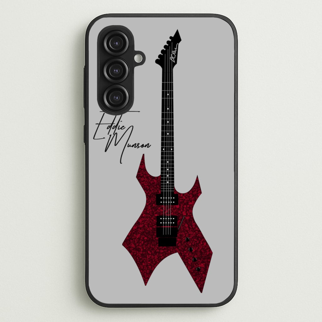 Eddie Munson Guitar - Stranger Things Phone Case for Galaxy S23FE