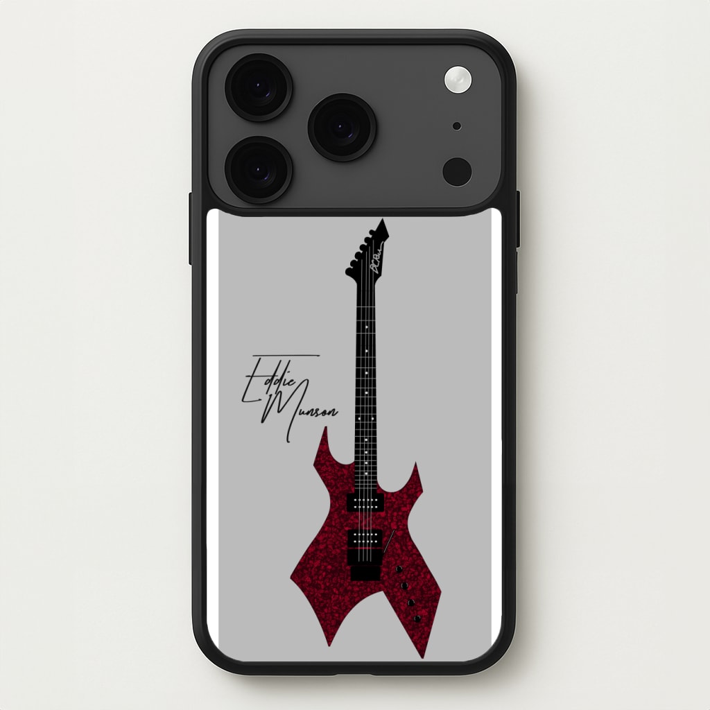 Eddie Munson Guitar Phone Case for iPhone 17 Pro