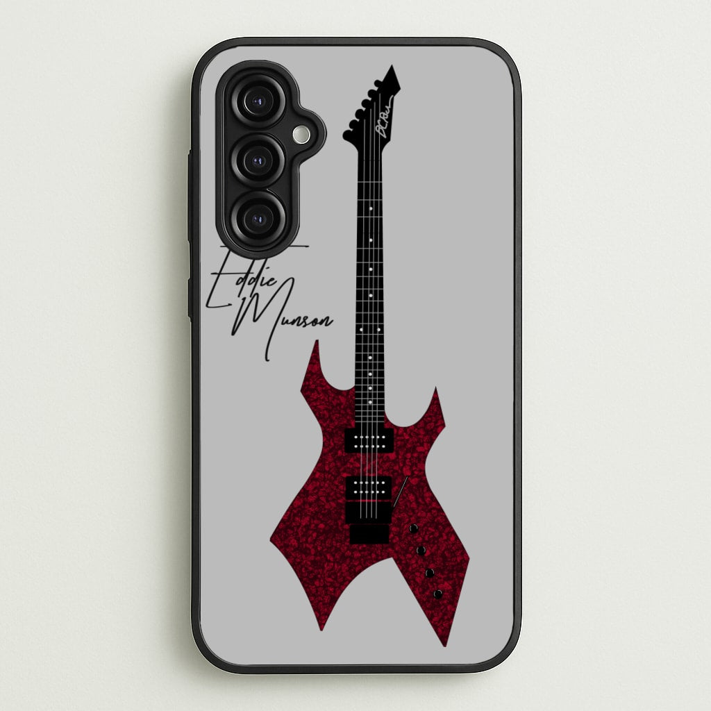 Eddie Munson Guitar - Stranger Things Phone Case for Galaxy A14