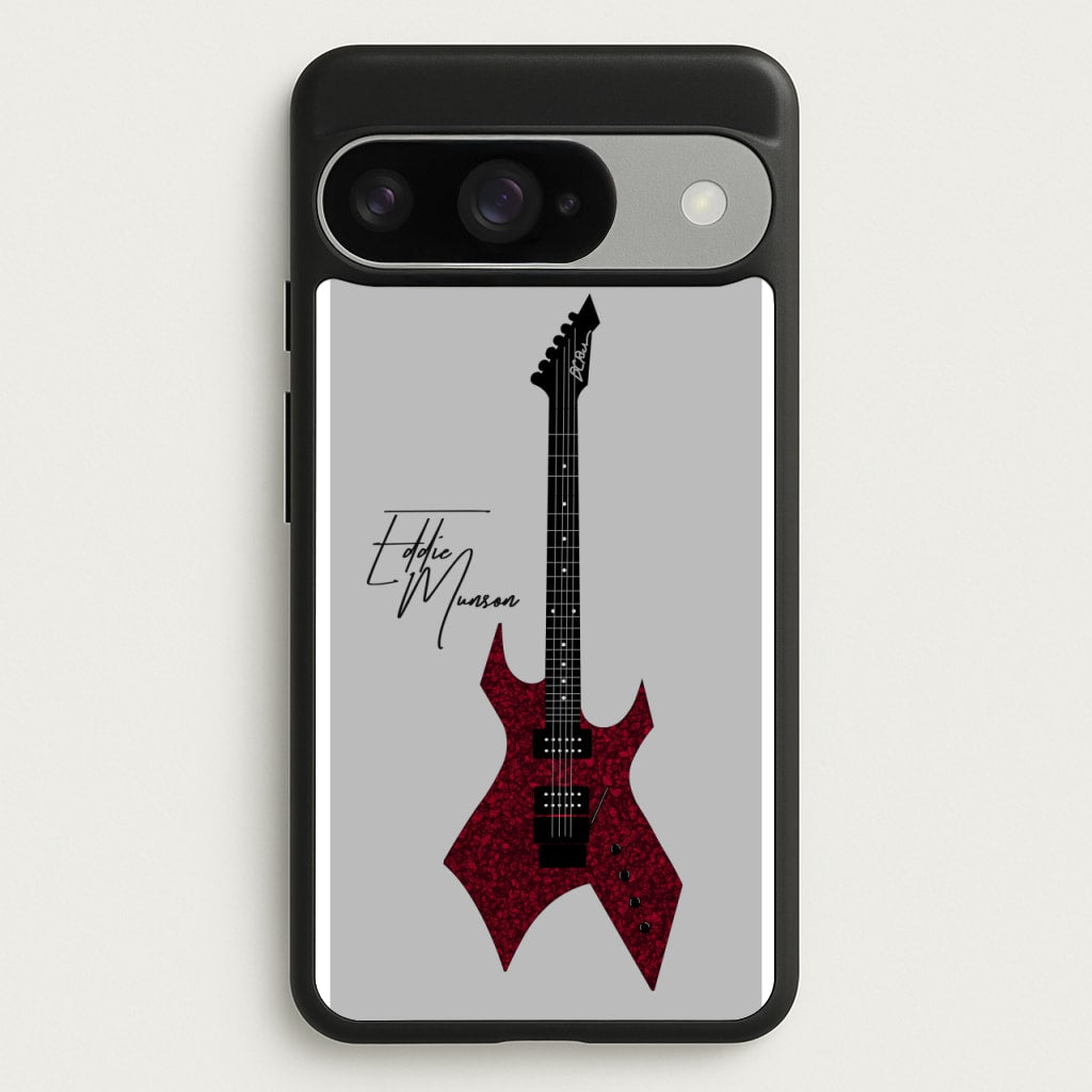 Eddie Munson Guitar Phone Case for Google Pixel 10 / 10 Pro