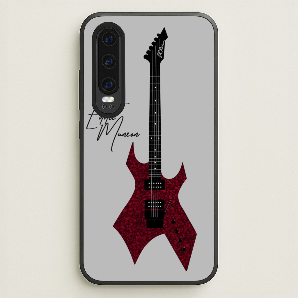Eddie Munson Guitar - Stranger Things Phone Case for Huawei P30