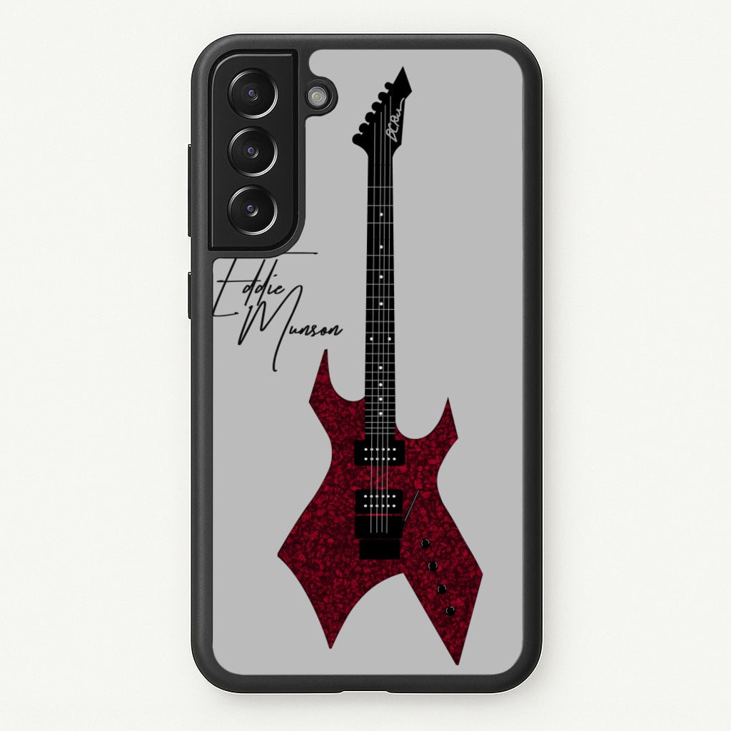 Eddie Munson Guitar - Stranger Things Phone Case for Galaxy S21 Plus