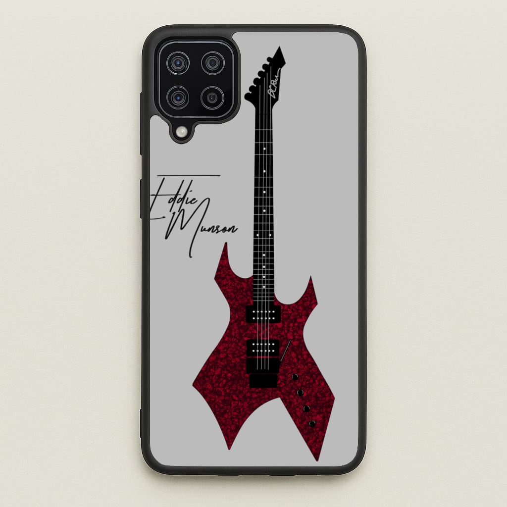 Eddie Munson Guitar - Stranger Things Phone Case for Galaxy A12