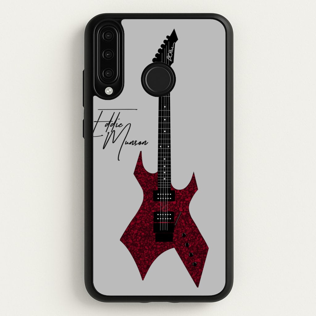 Eddie Munson Guitar - Stranger Things Phone Case for Huawei P30 Lite