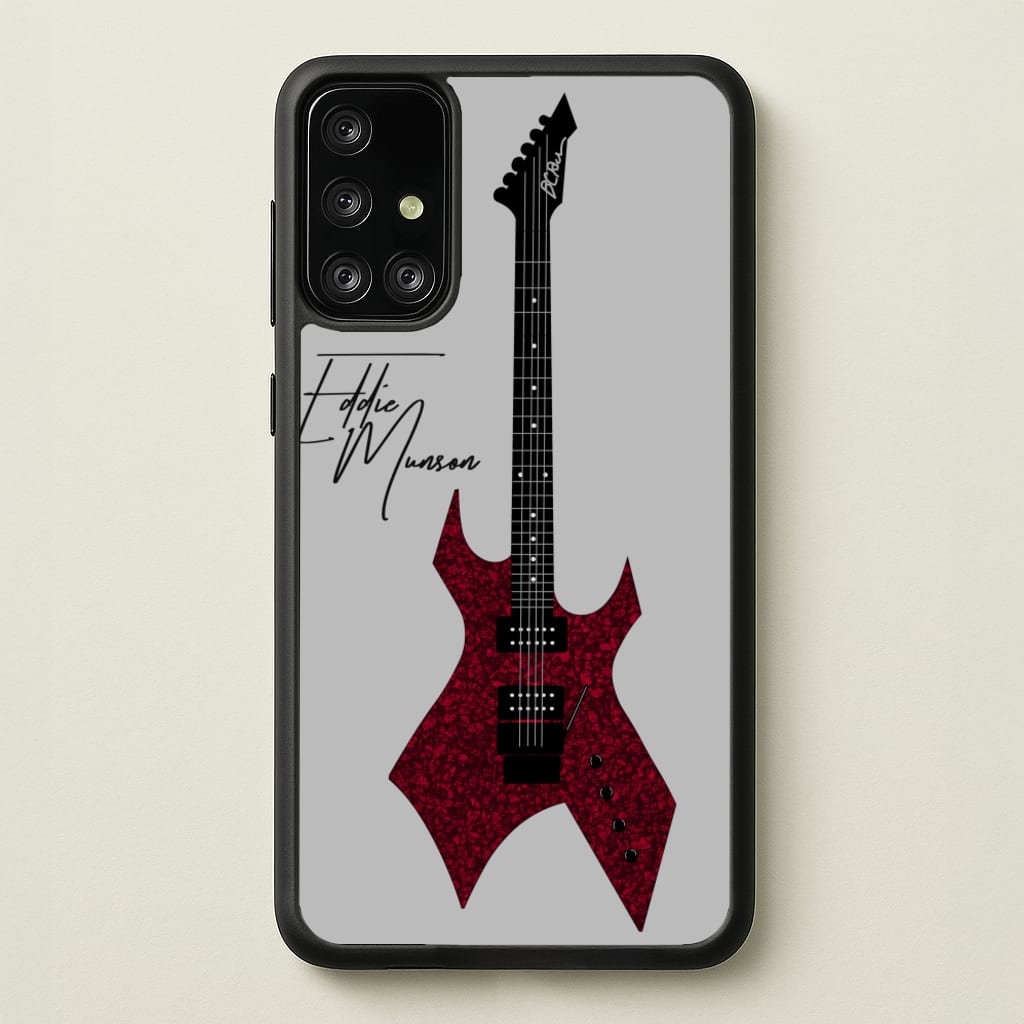 Eddie Munson Guitar - Stranger Things Phone Case for Galaxy A71