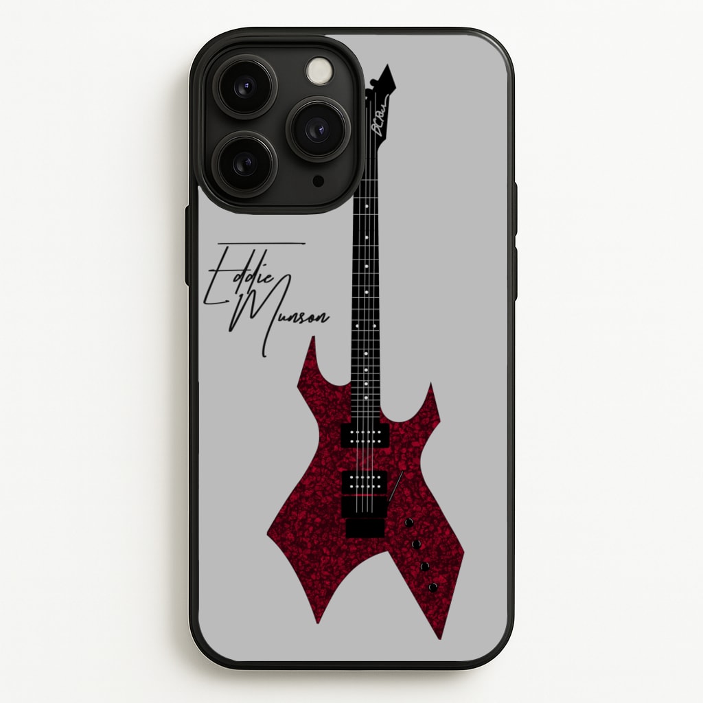 Eddie Munson Guitar - Stranger Things Phone Case for iPhone 11 Pro