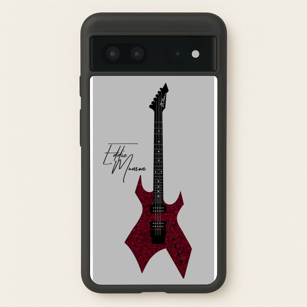Eddie Munson Guitar - Stranger Things Phone Case for Google Pixel 7