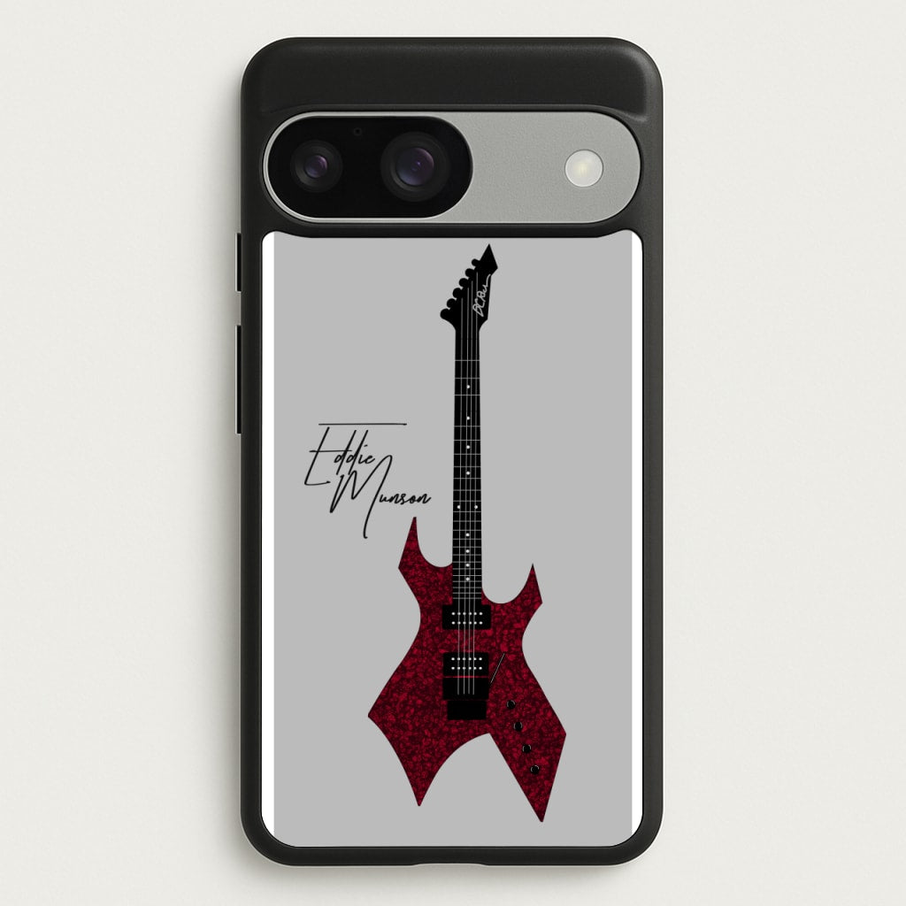 Eddie Munson Guitar - Stranger Things Phone Case for Google Pixel 9 / 9 Pro