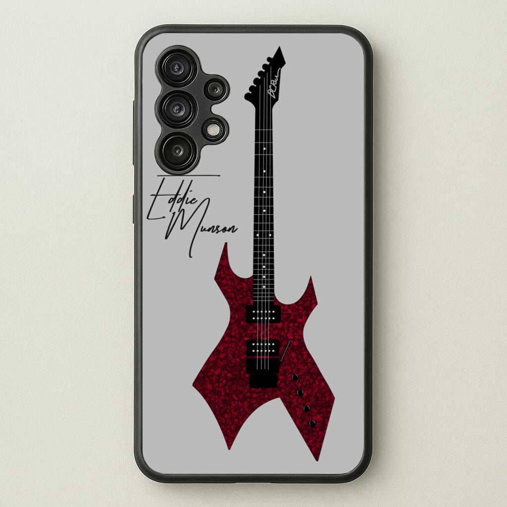 Eddie Munson Guitar - Stranger Things Phone Case for Galaxy A13
