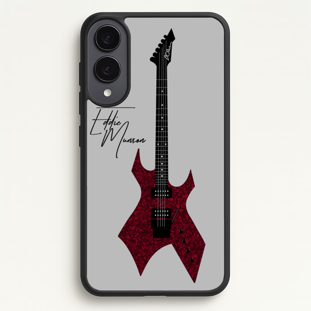 Eddie Munson Guitar - Stranger Things Phone Case for Galaxy S25 Edge