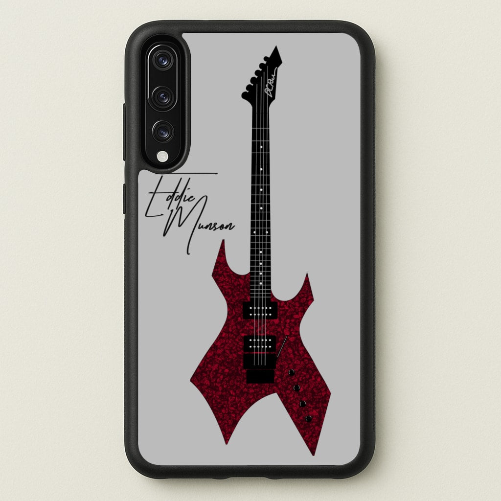 Eddie Munson Guitar - Stranger Things Phone Case for Huawei P20 Pro