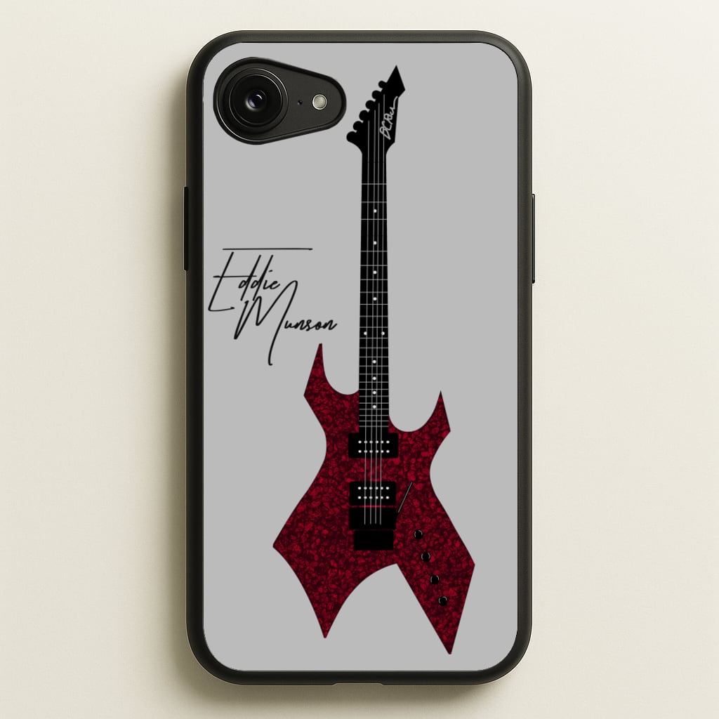 Eddie Munson Guitar - Stranger Things Phone Case for iPhone 16e