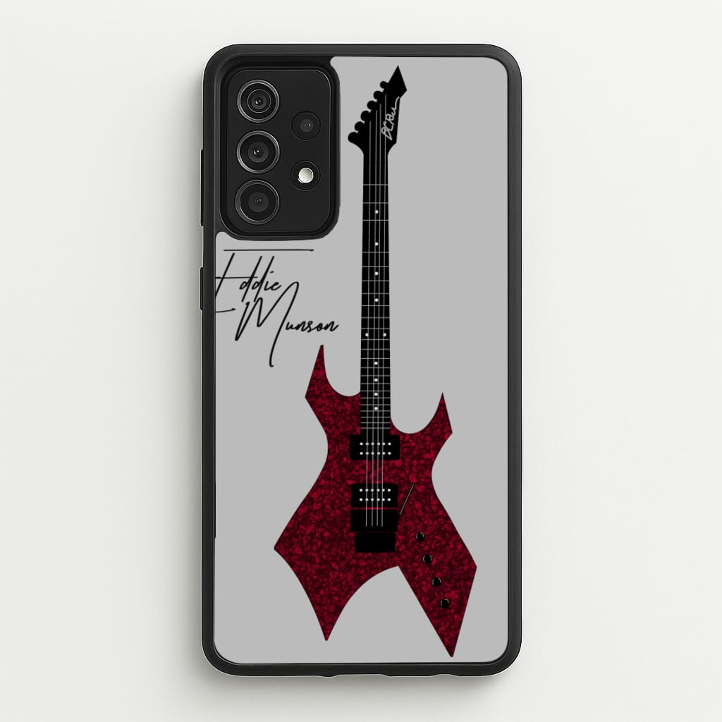 Eddie Munson Guitar - Stranger Things Phone Case for Galaxy A52 / A52s