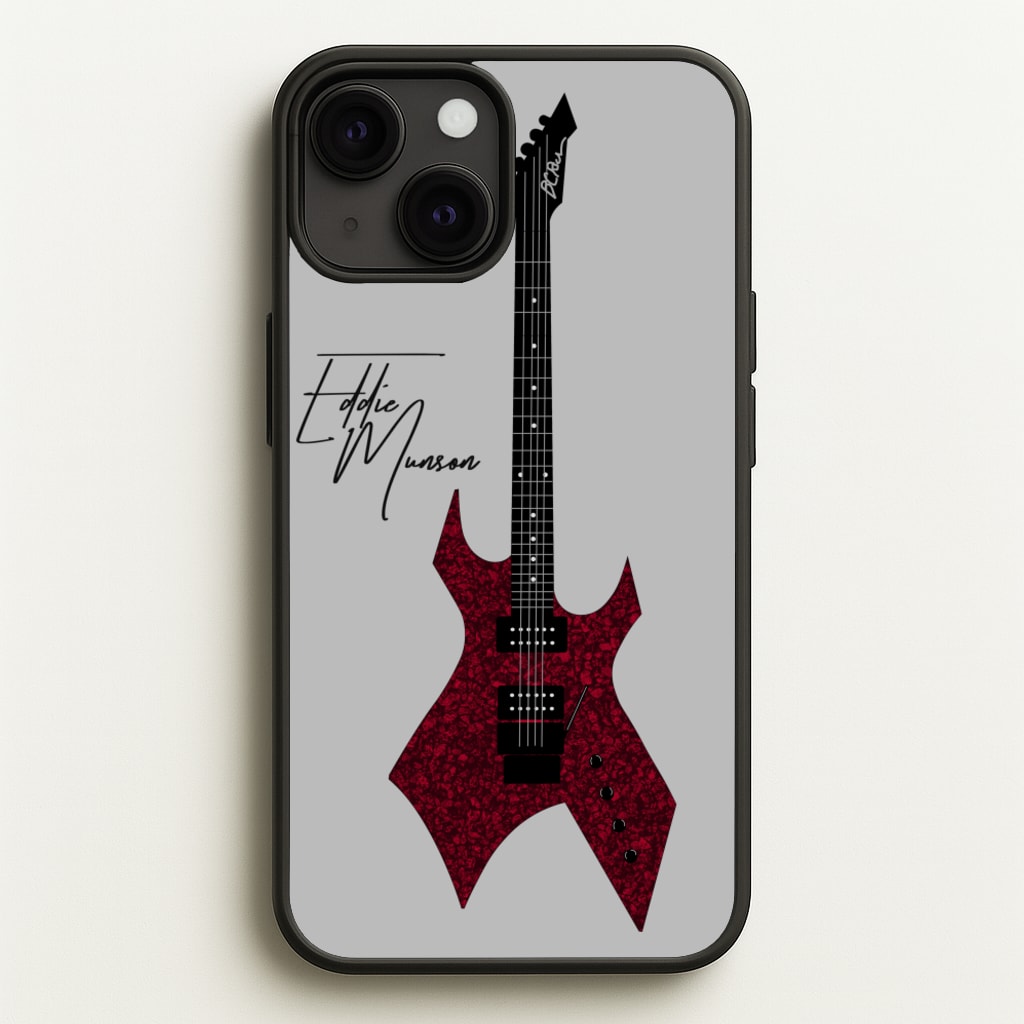 Eddie Munson Guitar - Stranger Things Phone Case for iPhone 13 Mini
