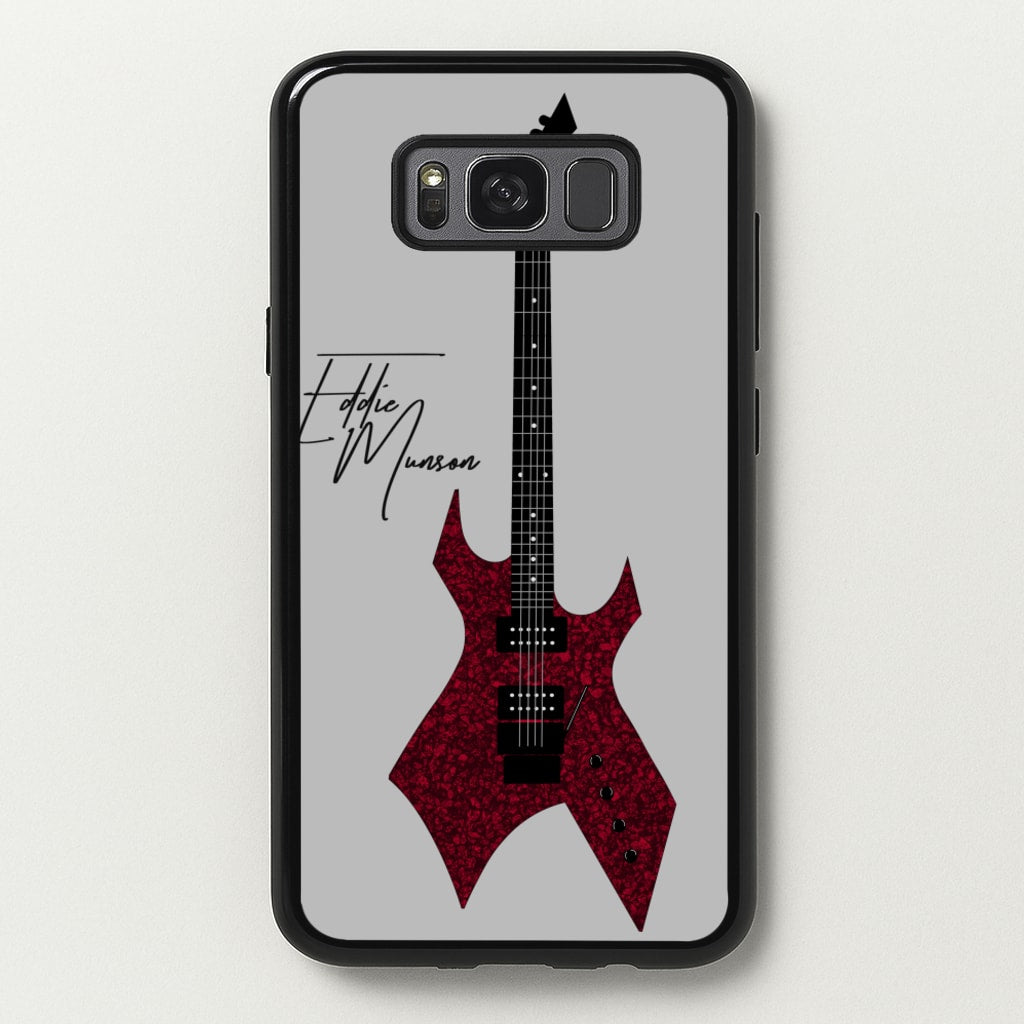 Eddie Munson Guitar - Stranger Things Phone Case for Galaxy S8