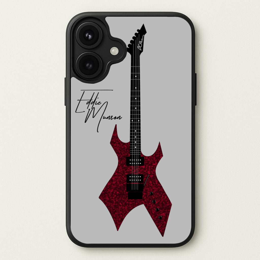 Eddie Munson Guitar Phone Case for iPhone 17