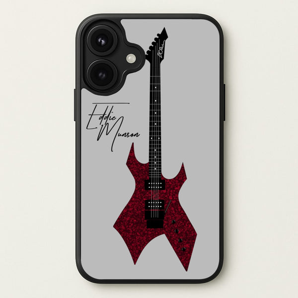 Eddie Munson Guitar Phone Case for iPhone 17