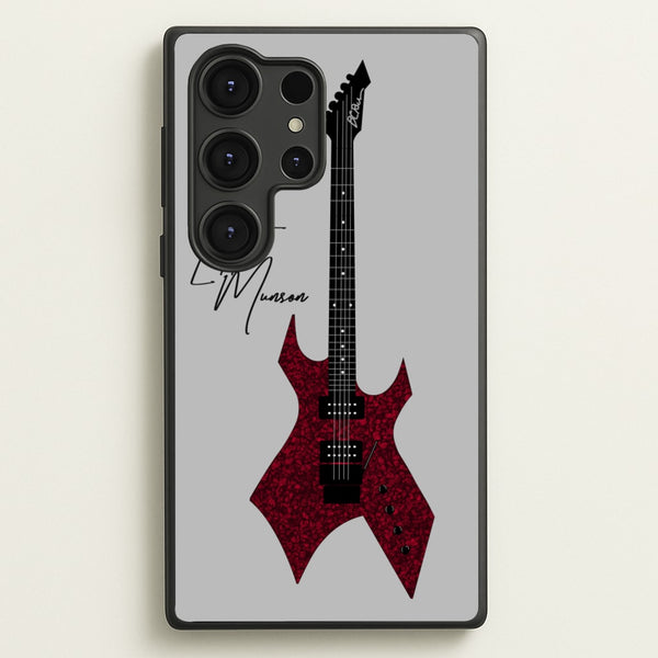 Eddie Munson Guitar - Stranger Things Phone Case for Galaxy S25 Ultra