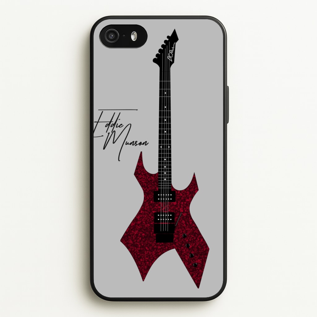 Eddie Munson Guitar - Stranger Things Phone Case for iPhone 5 / 5s / SE 2016