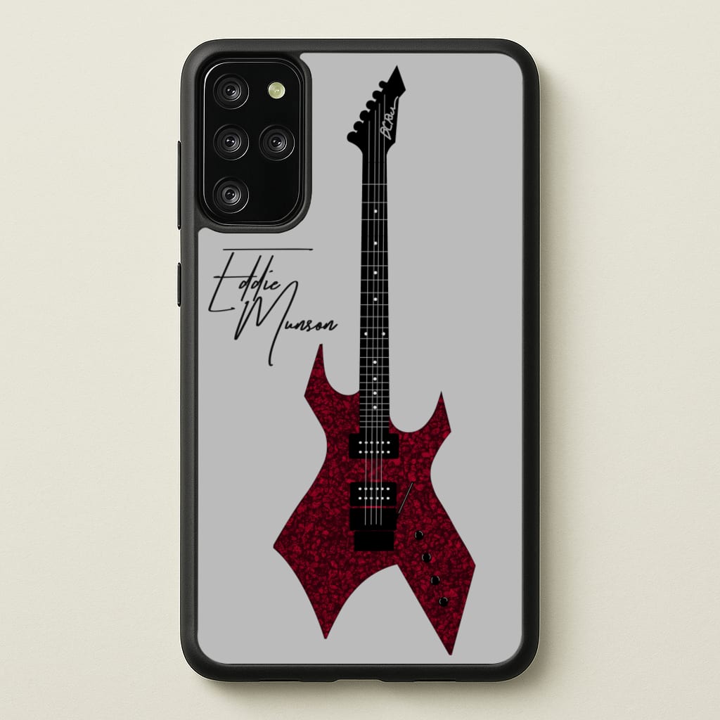 Eddie Munson Guitar - Stranger Things Phone Case for Galaxy S20 Plus