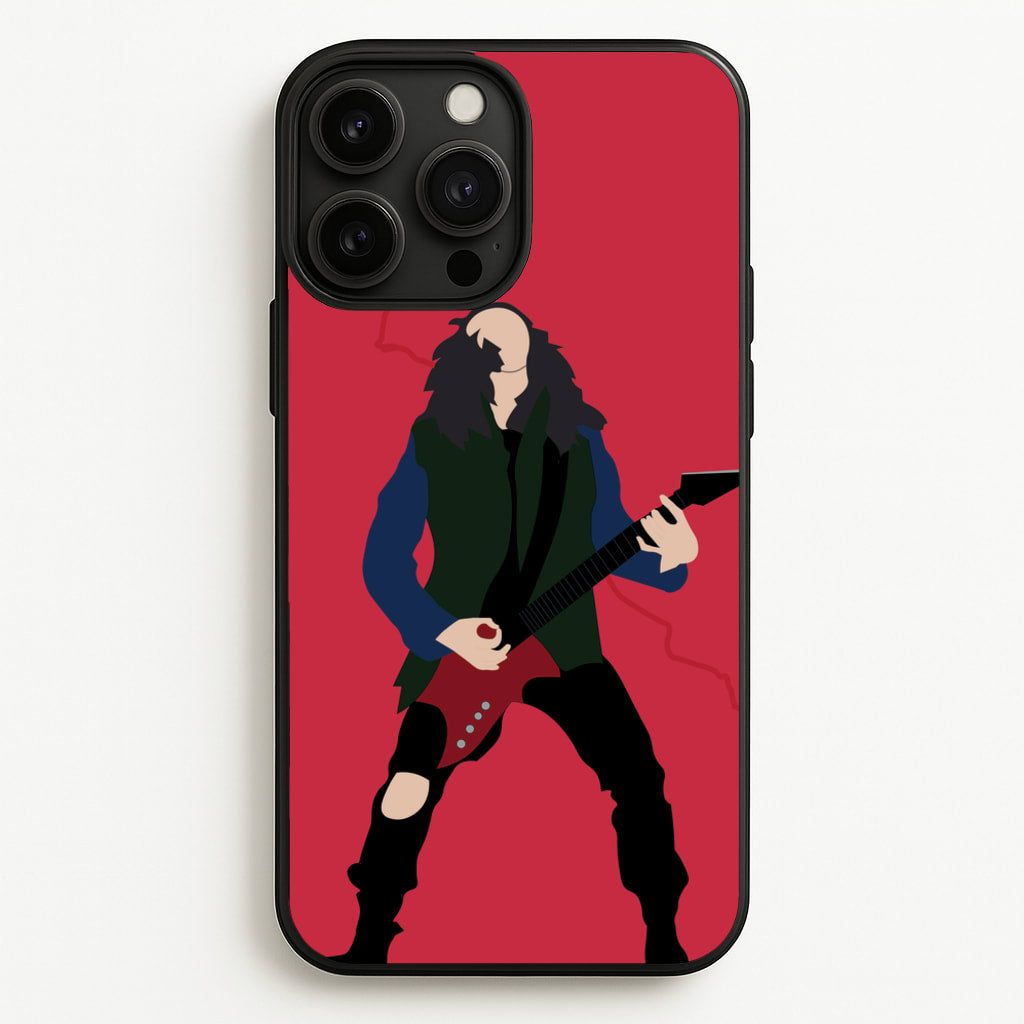 Eddie Munson Playing Guitar - Stranger Things Phone Case for iPhone 13 Pro Max