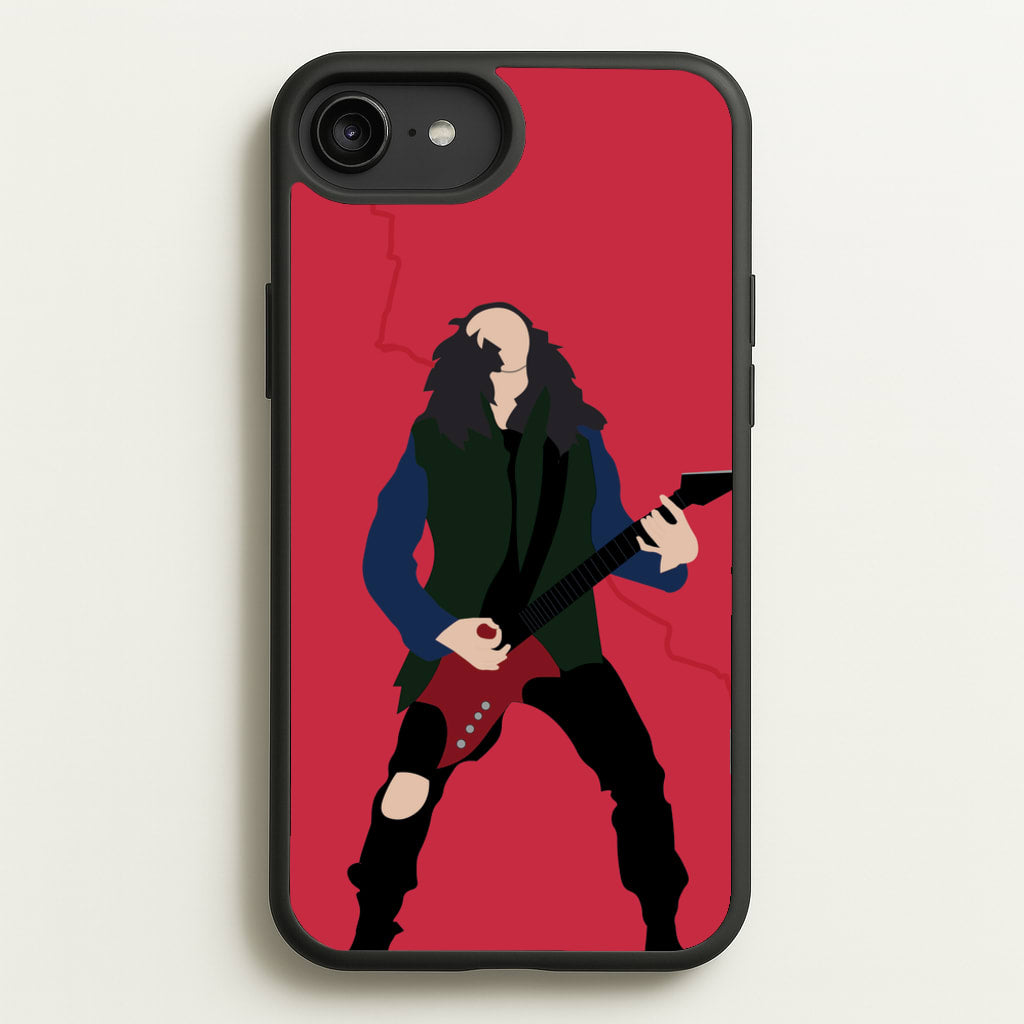 Eddie Munson Playing Guitar - Stranger Things Phone Case for iPhone 6 Plus / 7 Plus / 8 Plus