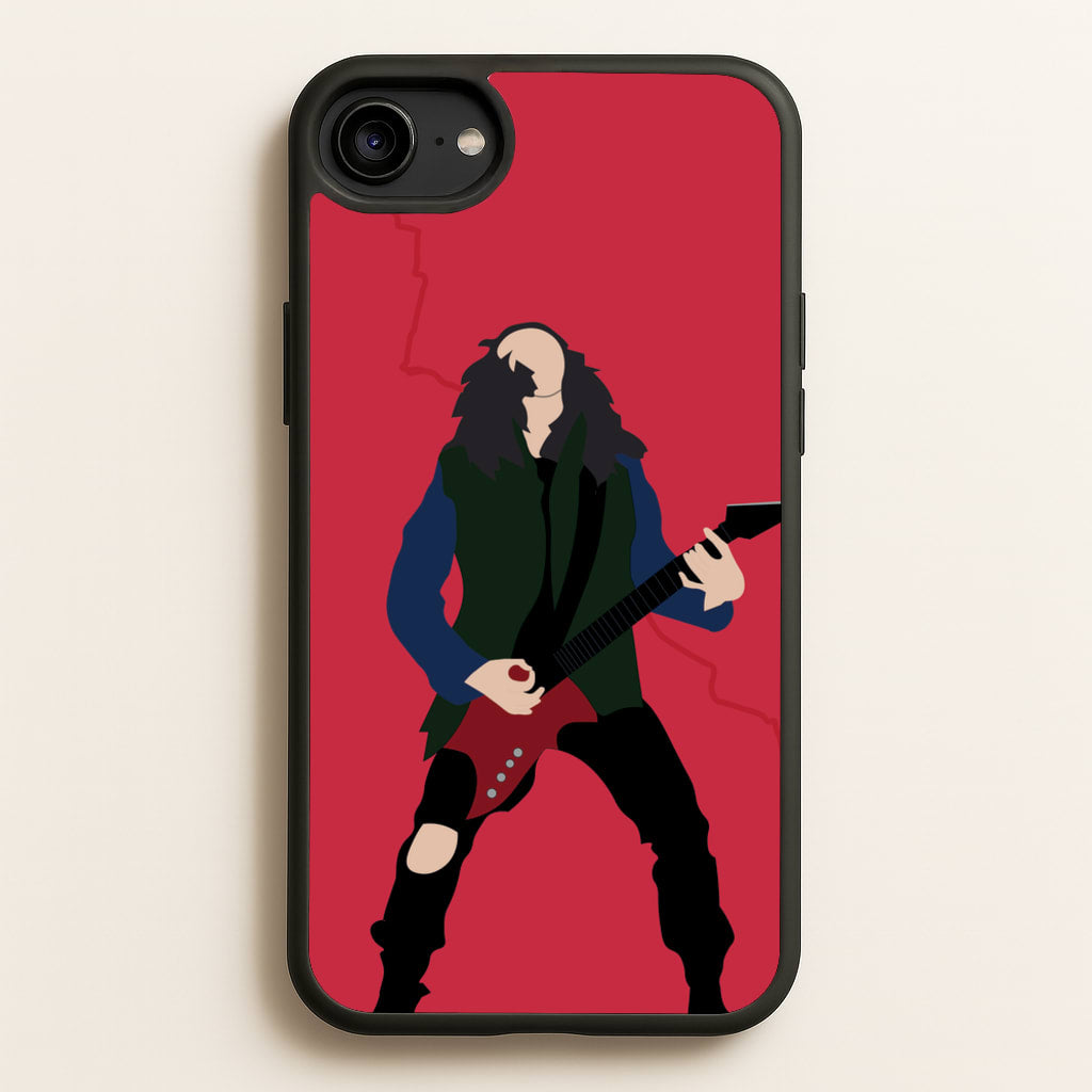 Eddie Munson Playing Guitar - Stranger Things Phone Case for iPhone 6 / 7 / 8 / SE