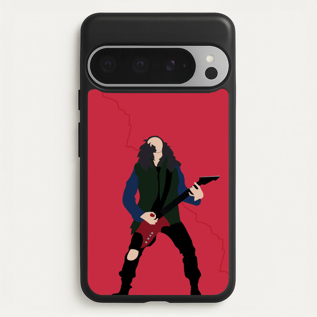 Eddie Munson Playing Guitar - Stranger Things Phone Case for Google Pixel 9 Pro XL
