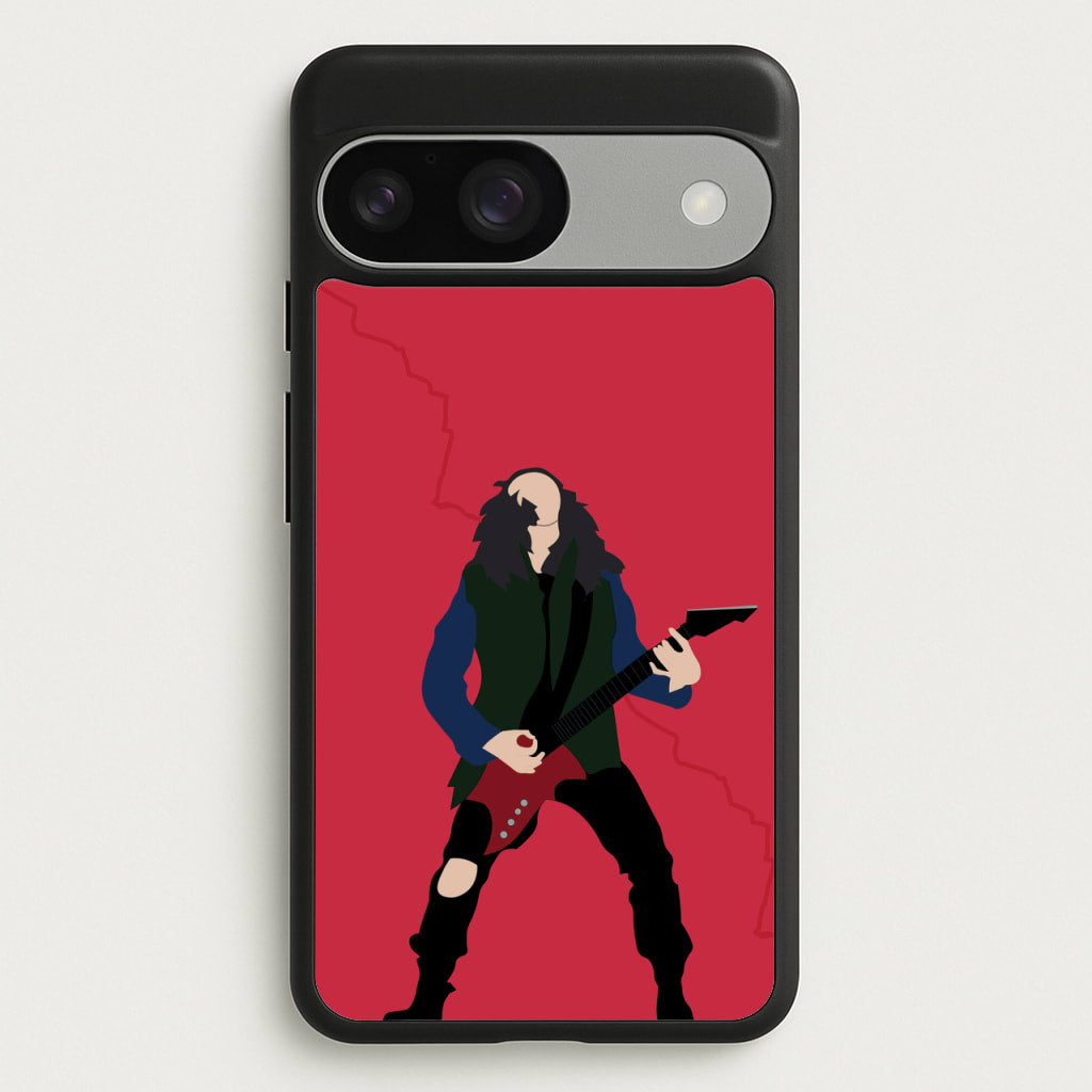 Eddie Munson Playing Guitar - Stranger Things Phone Case for Google Pixel 9 / 9 Pro