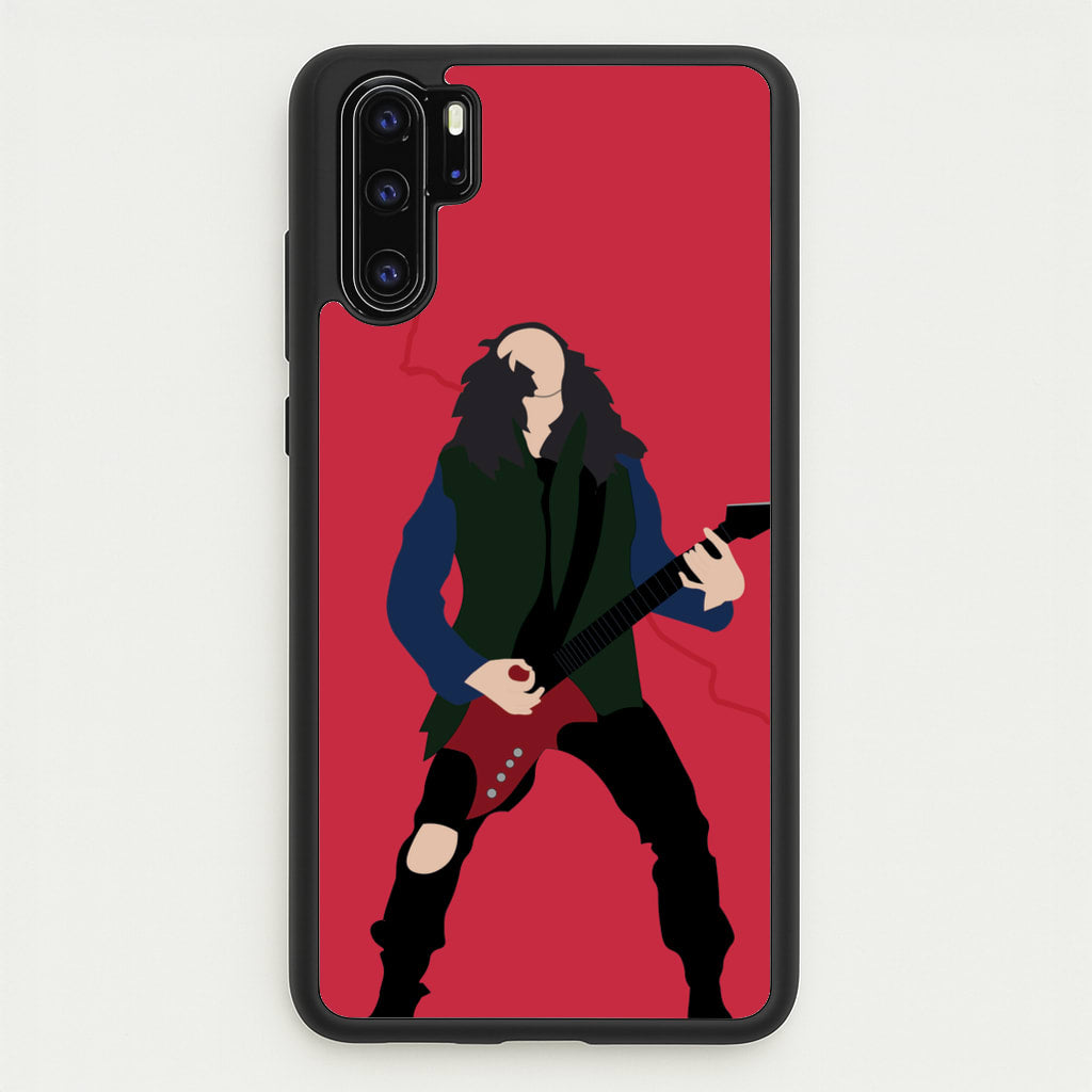Eddie Munson Playing Guitar - Stranger Things Phone Case for Huawei P30 Pro