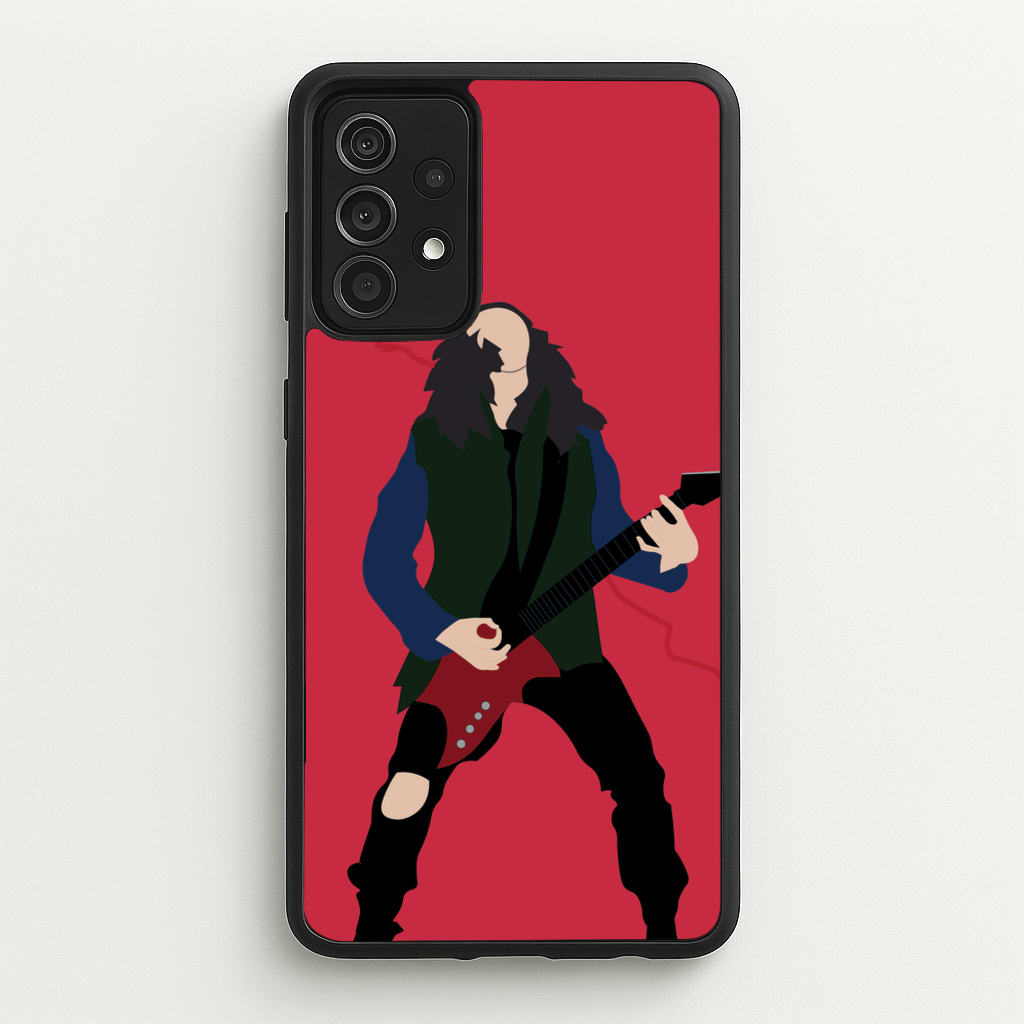 Eddie Munson Playing Guitar - Stranger Things Phone Case for Galaxy A52 / A52s
