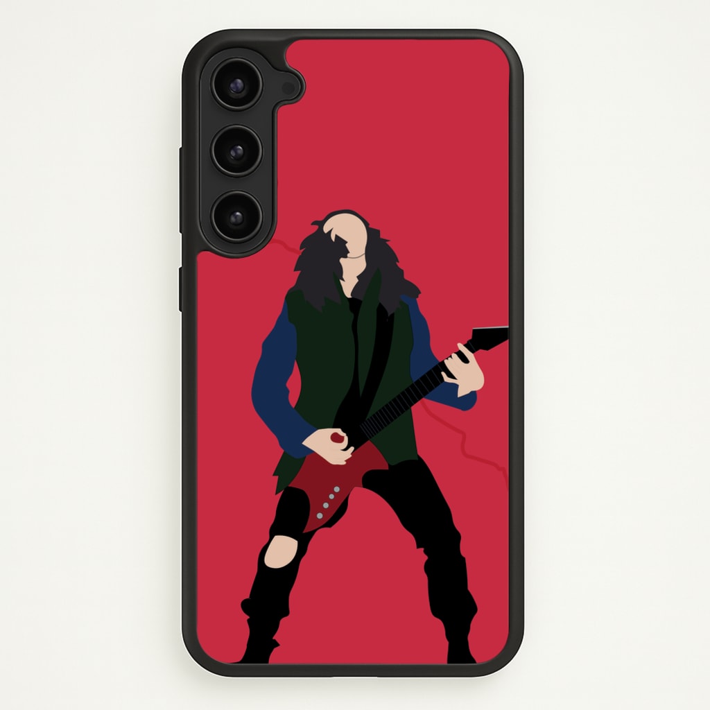 Eddie Munson Playing Guitar - Stranger Things Phone Case for Galaxy S23 Plus