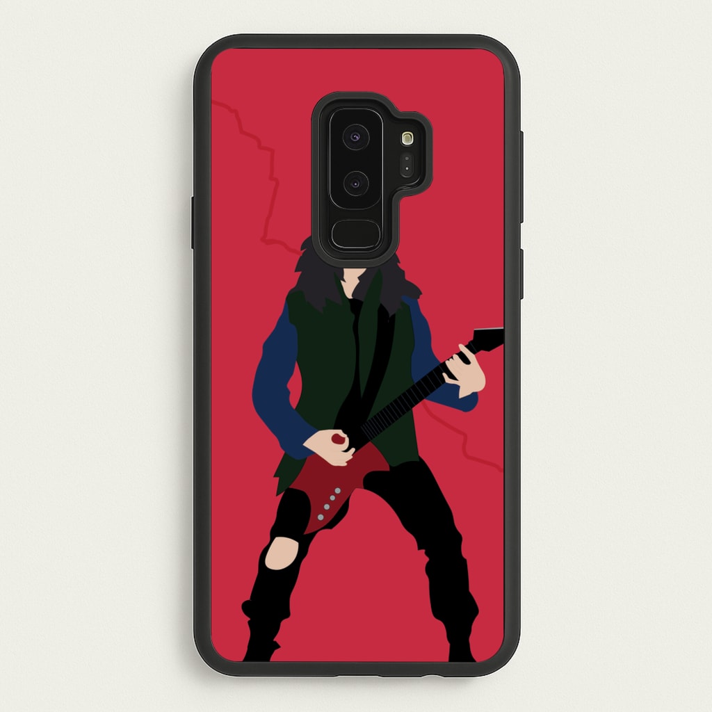 Eddie Munson Playing Guitar - Stranger Things Phone Case for Galaxy S9 Plus