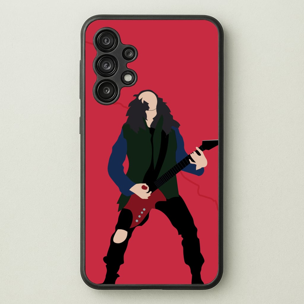 Eddie Munson Playing Guitar - Stranger Things Phone Case for Galaxy A13