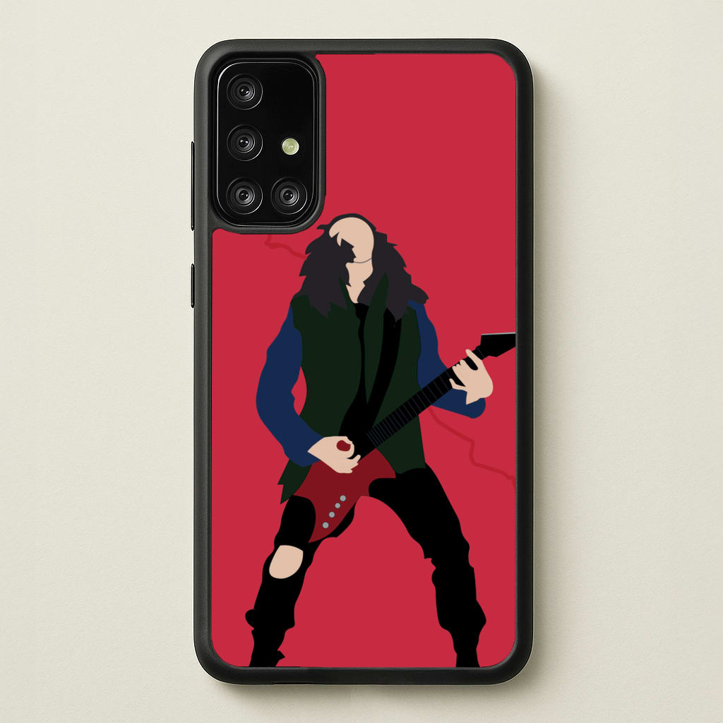 Eddie Munson Playing Guitar - Stranger Things Phone Case for Galaxy A71