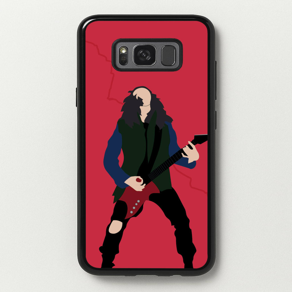 Eddie Munson Playing Guitar - Stranger Things Phone Case for Galaxy S8 Plus