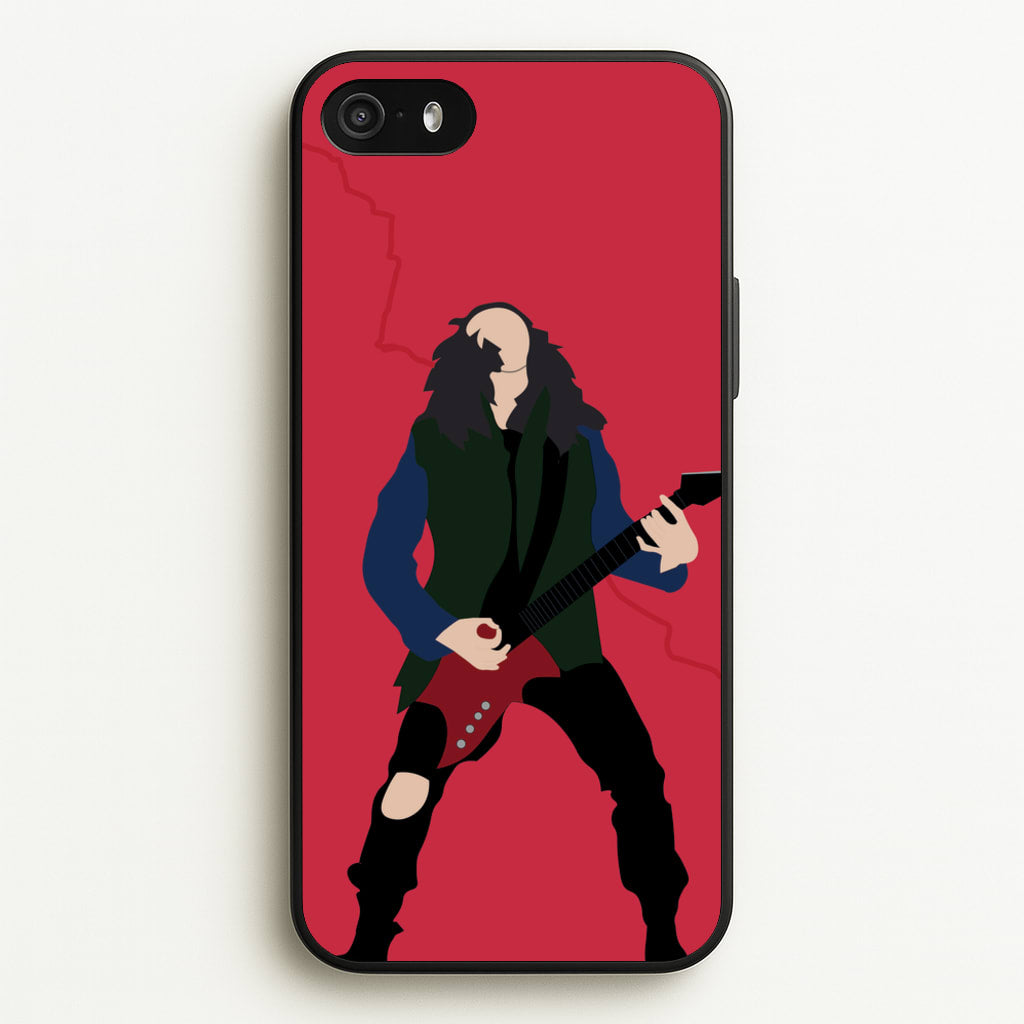 Eddie Munson Playing Guitar - Stranger Things Phone Case for iPhone 5 / 5s / SE 2016