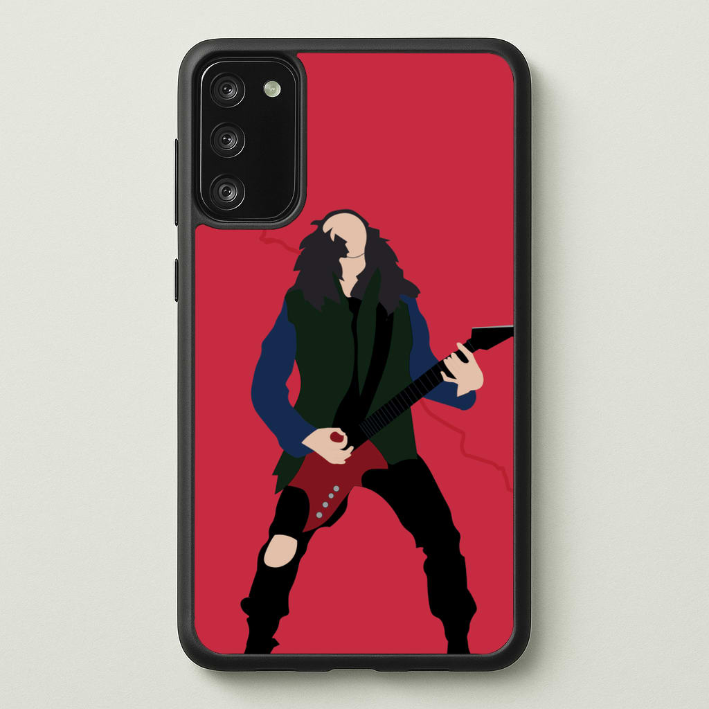Eddie Munson Playing Guitar - Stranger Things Phone Case for Galaxy S20
